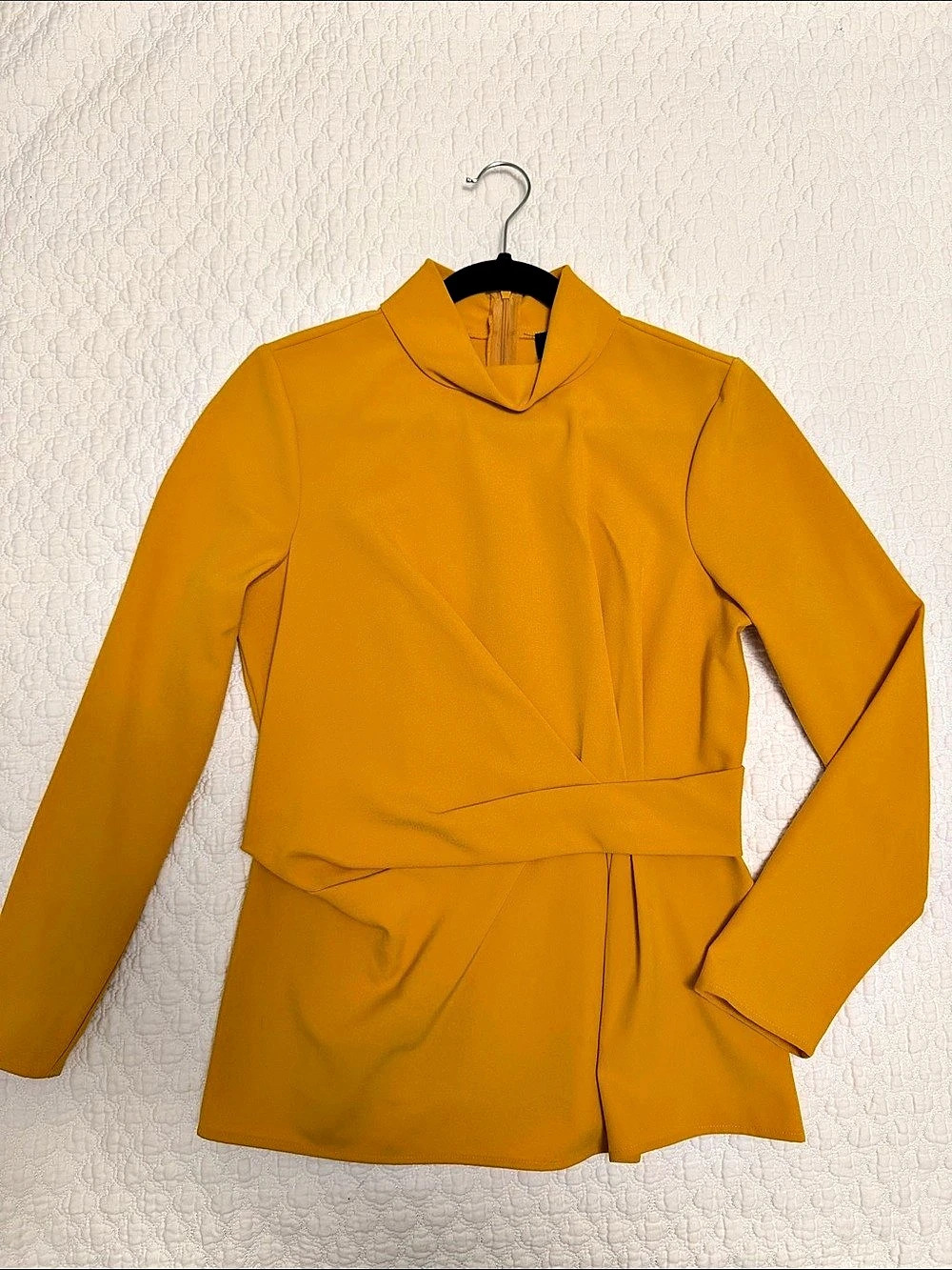 SFW Mustard Yellow Long Sleeve Size small Like New